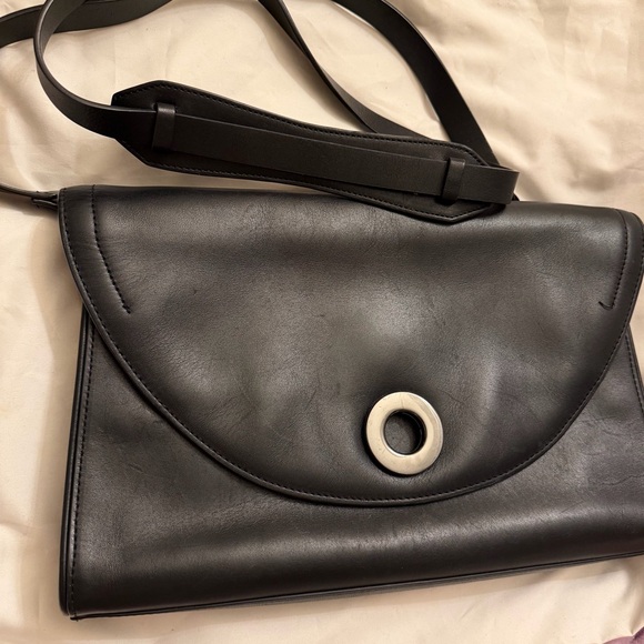 Halston Hertiage designer Bag for Women Elegant Black Clutch Bag - Picture 11 of 11